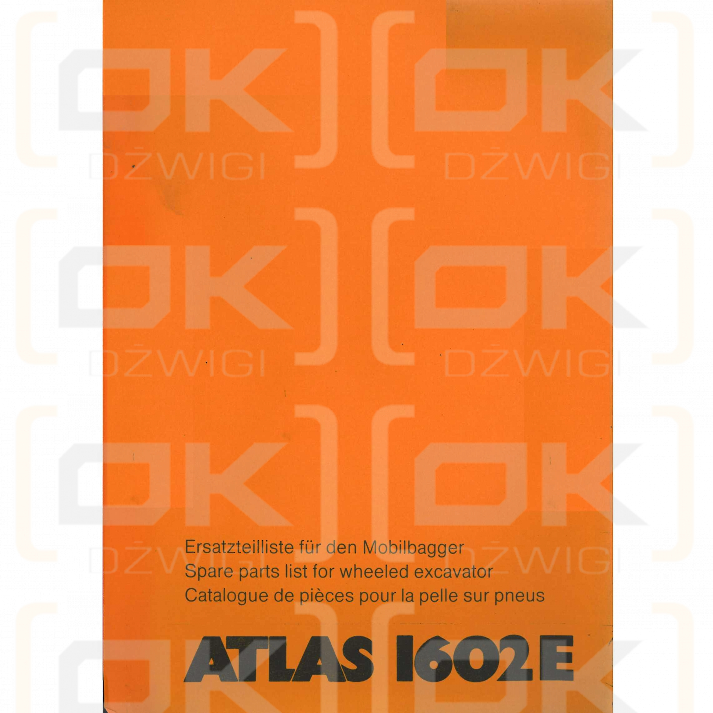 Atlas 1602E Parts Catalog